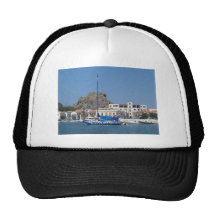 Tiger Striped Yacht Trucker Hat