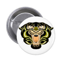 Tiger Style 1 Pinback Button