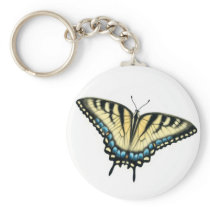 Tiger Swallowtail Butterfly Keychain