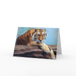 Tiger "Thinking of You" Greeting Card