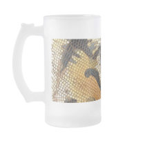 "Tiger Tiles" Tiger Face Mosaic Watercolor Mugs