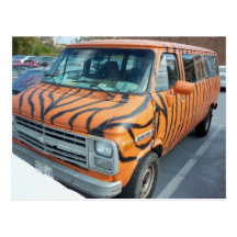 Tiger Van Postcard