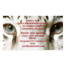 TIGER WILDERNESS OUTDOOR SERVICES ~ BUSINESS CARD