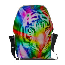 Tiger with colours Rickshaw Messenger Bag