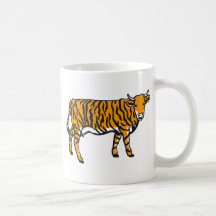 Tigerkuh Tee Tassen
