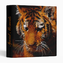 Tigers eyes 3 ring binders