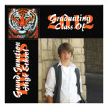 Tigers Graduation Announcement with photo
