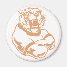Tigers Refrigerator Magnet