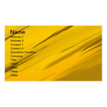 Tiger's Skin Business Card
