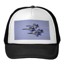 Tight diamond formation, Blue Angels, El Toro, Cal Mesh Hat