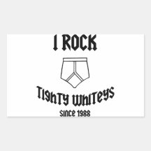tight whites rectangular stickers