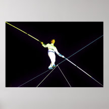 tightrope walking - funambulism poster