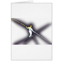 tightrope walking greeting cards