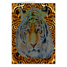 Tigre Cartes De Vœux