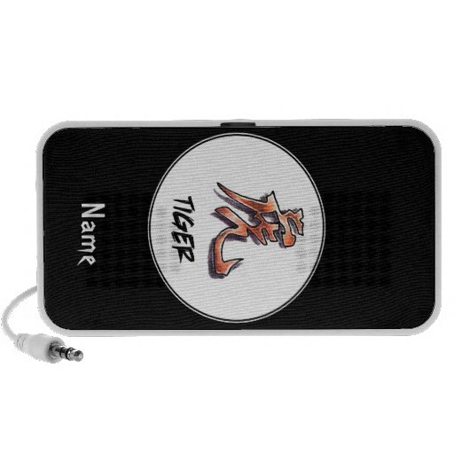 Tigre chinois classique simple frais de signe de z haut-parleur portable