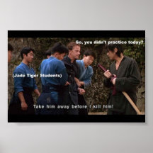 Tigre de jade affiches