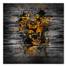 Tigre fâché tirages photo