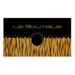 Tigresse de dentelle cartes de visite professionnelles