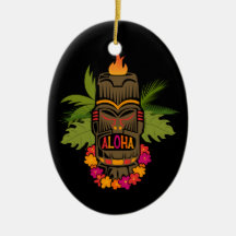 Tiki Aloha Ornament