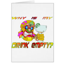 Tiki drink is EMPTY Card