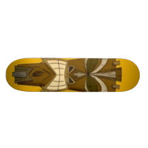 Tiki Man Skate Board Deck