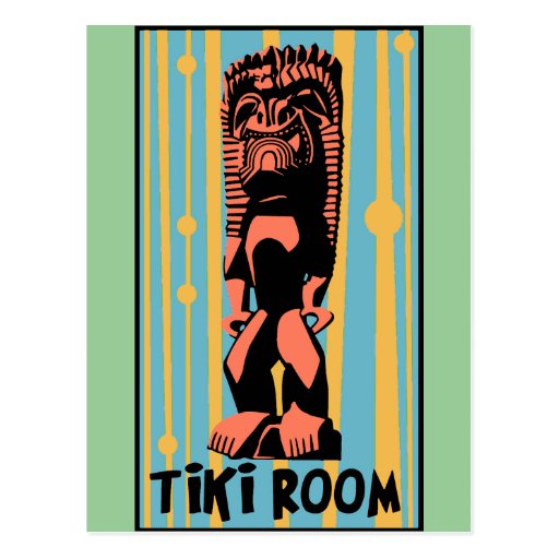 Tiki Room Post Card