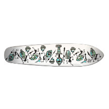 Tiki Tribal Deck Dance Skate board by Tiki tOny