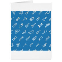 Tilable tools background texture greeting card