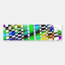 Tiled Bumper Sticker