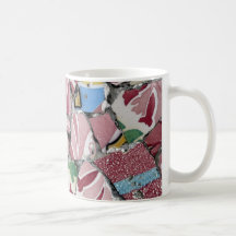 Tiled coffee cup mug