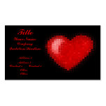Tiled Mosaic Hearts Business Cards