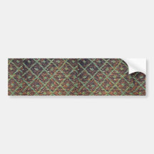 Tiled roof, Alsace, France Bumper Sticker