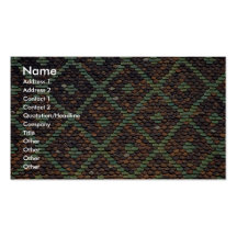 Tiled roof, Alsace, France Business Cards