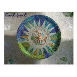 Tiles - Gaudi, friend! - Customized Post Cards