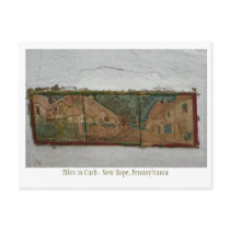 Tiles in Curb - New Hope, Pennsylvania Postcard