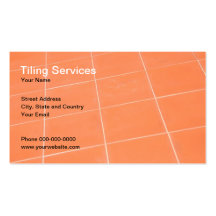 Tiling Services Business Card