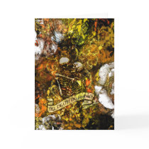 Till Death Card in Gold with Poem excerpt inside