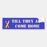 Till They All Come Home Patriotic Ribbon Bumper Stickers