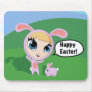 Tilly and Creampuff Happy Easter! Mouse Pads