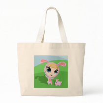 Tilly and Creampuff the Rabbit Bags