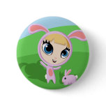 Tilly and Creampuff the Rabbit Pins