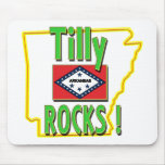 Tilly Rocks ! (green) Mouse Pad