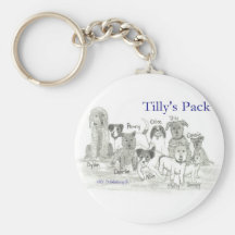 Tilly's Pack Keychains