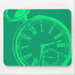 Tilting Clock Pocket Watch Face Timepiece mousepads