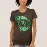 Tilting Clock Pocket Watch Face Timepiece t-shirts