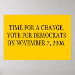 Time for a Change posters
