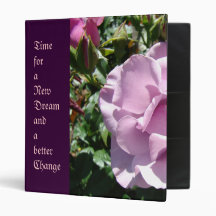 Time for a New Dream & a Better Change binder