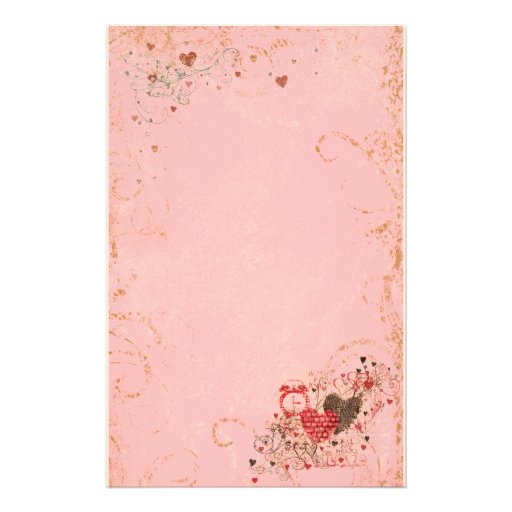 Time For Love Feminine Stationary Stationery Design