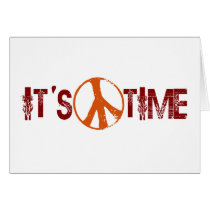Time For Peace Greeting Cards