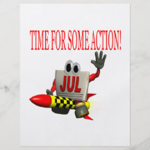 Time For Some Action Flyers